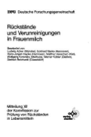 Cover of Rueckstaende Und Verunreinigung in F