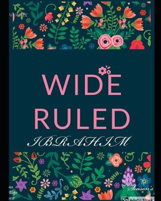 Book cover for wide ruled