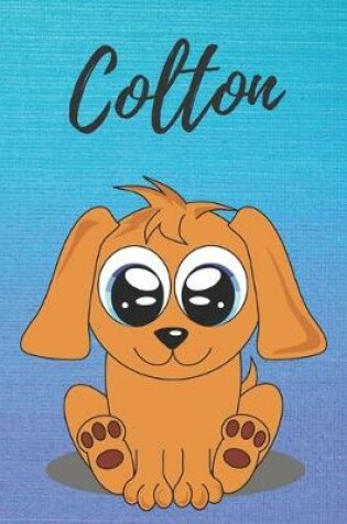 Cover of Colton dog coloring book / notebook / journal / diary