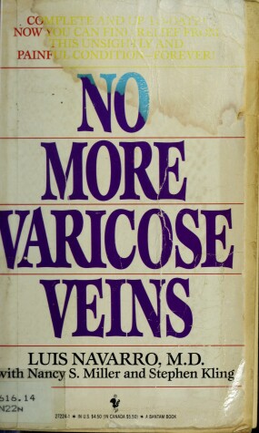 Book cover for No More Varicose Veins