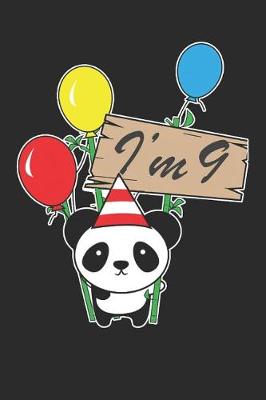 Book cover for I'm 9 Cute Panda