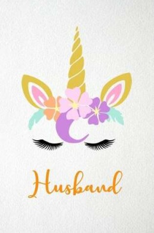 Cover of Husband A5 Lined Notebook 110 Pages