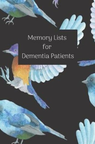 Cover of Memory List For Dementia Patients