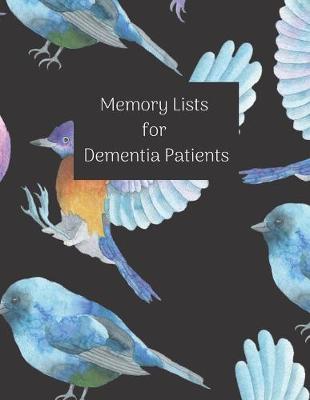 Book cover for Memory List For Dementia Patients