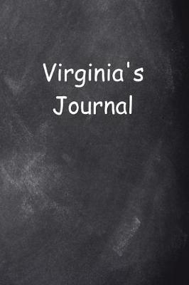 Book cover for Virginia Personalized Name Journal Custom Name Gift Idea Virginia