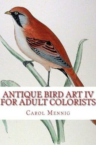 Cover of Antique Bird Art IV - For Adult Colorists