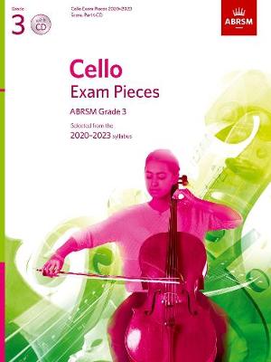 Book cover for Cello Exam Pieces 2020-2023 Grade 3