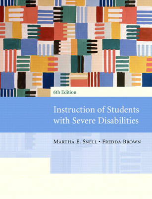 Book cover for Instruction of Students with Severe Disabilities