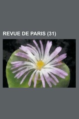 Cover of Revue de Paris (31)