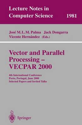 Cover of Vector and Parallel Processing - Vecpar 2000