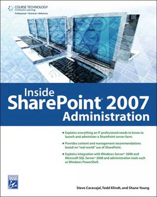 Book cover for Inside SharePoint 2007 Administration