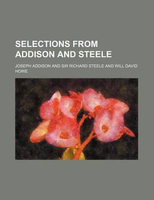 Book cover for Selections from Addison and Steele