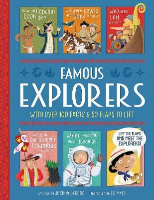 Cover of Famous Explorers - Interactive History Book for Kids