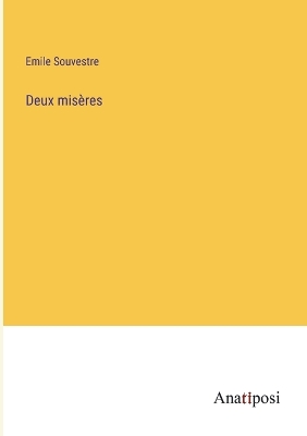 Book cover for Deux misères
