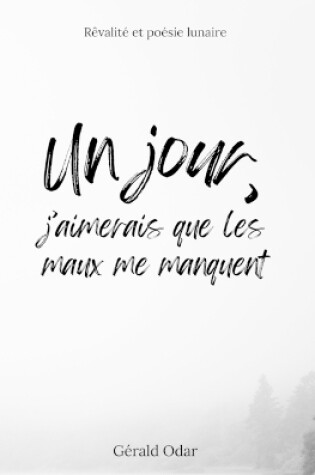 Cover of Un jour, j'aimerais que les maux me manquent