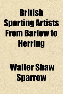 Book cover for British Sporting Artists from Barlow to Herring