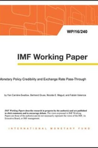 Cover of Monetary Policy Credibility and Exchange Rate Pass-Through