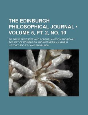 Book cover for The Edinburgh Philosophical Journal