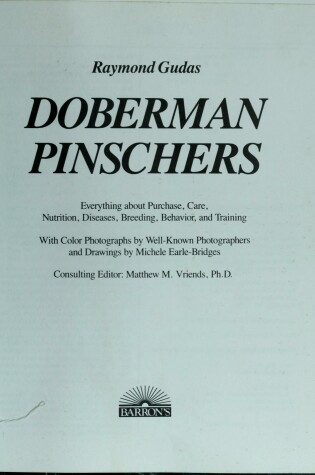 Cover of Dobermann Pinschers