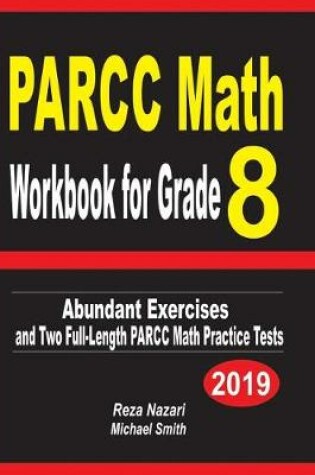 Cover of PARCC Math Workbook for Grade 8