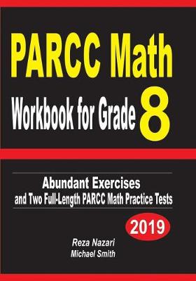 Book cover for PARCC Math Workbook for Grade 8