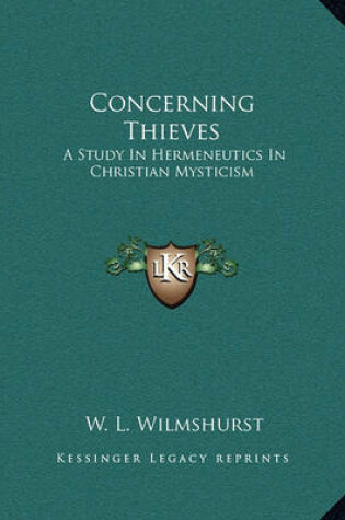 Cover of Concerning Thieves