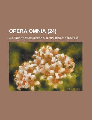 Book cover for Opera Omnia Volume 24