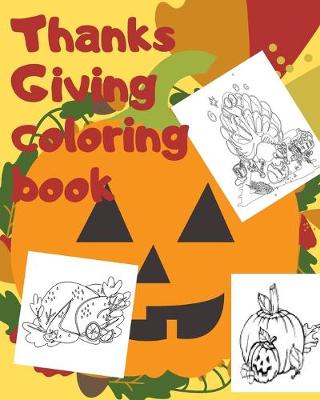 Book cover for Thanksgiving Coloring Boook