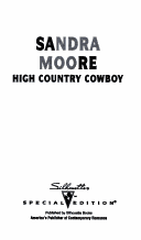 Book cover for High Country Cowboy
