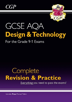 Book cover for Grade 9-1 Design & Technology AQA Complete Revision & Practice (with Online Edition)