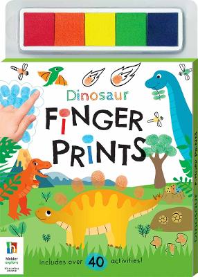 Book cover for Dinosaurs Finger Prints