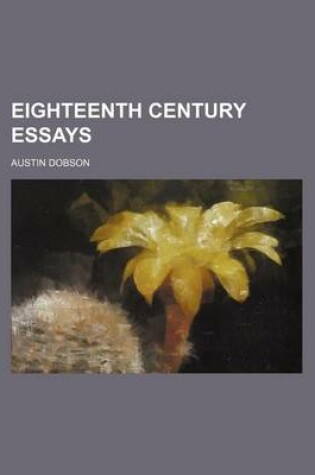 Cover of Eighteenth Century Essays