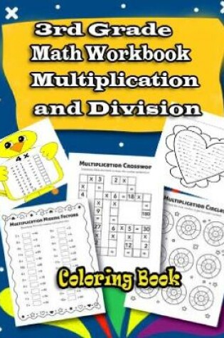 Cover of 3rd Grade Math Workbook Multiplication and Division