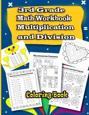 Book cover for 3rd Grade Math Workbook Multiplication and Division