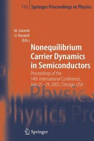 Cover of Nonequilibrium Carrier Dynamics in Semiconductors