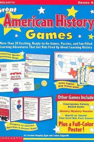 Cover of Great American History Games