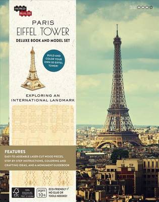 Book cover for IncrediBuilds: Paris: Eiffel Tower Deluxe Book and Model Set