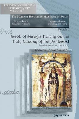 Cover of Jacob of Sarug's Homily on the Holy Sunday of the Pentecost