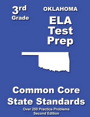 Book cover for Oklahoma 3rd Grade ELA Test Prep