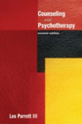 Cover of Counseling and Psychotherapy