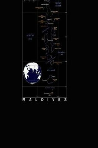Cover of Modern Day Color Map of The Maldives Journal