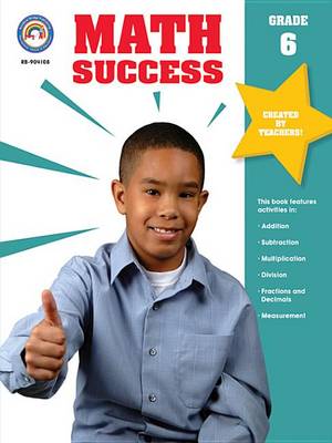 Book cover for Math Success, Grade 6