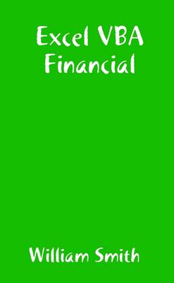 Book cover for Excel Vba Financial
