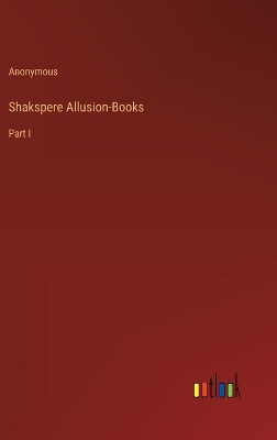 Book cover for Shakspere Allusion-Books