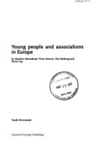 Cover of Young people and associations in Europe