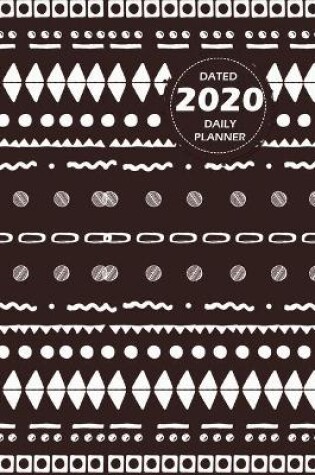 Cover of Pattern Lifestyle, Dated 2020 Daily Planner, 365 Days Blank Lined, Write-in Journal (Coffee)