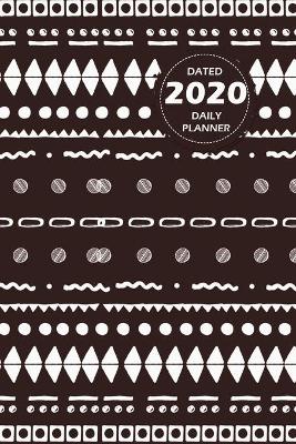 Book cover for Pattern Lifestyle, Dated 2020 Daily Planner, 365 Days Blank Lined, Write-in Journal (Coffee)