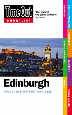 Book cover for "Time Out" Shortlist Edinburgh