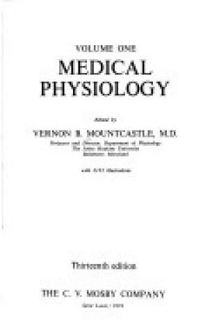 Cover of Medical Physiology