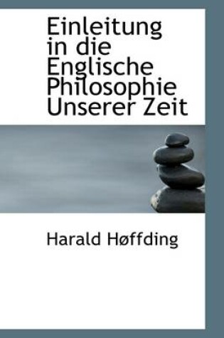 Cover of Einleitung in Die Englische Philosophie Unserer Zeit